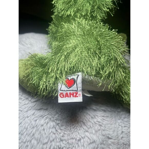 Ganz Kids Green Very Frizzy Fuzzy Green Frog Stuffed Animal Plush Toy - Picture 16 of 16